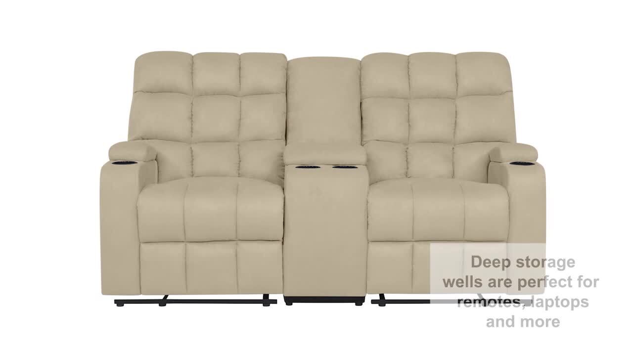 70 inch wall hugger reclining loveseat