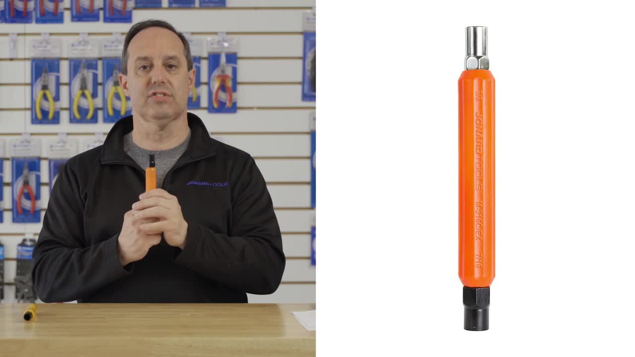 JONARD TOOLS Impact Resistant Hex Nut Can Wrench Kit with Security