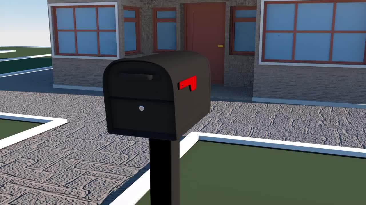 Oasis 360 Locking Parcel Mailbox with 2-Access Doors Black