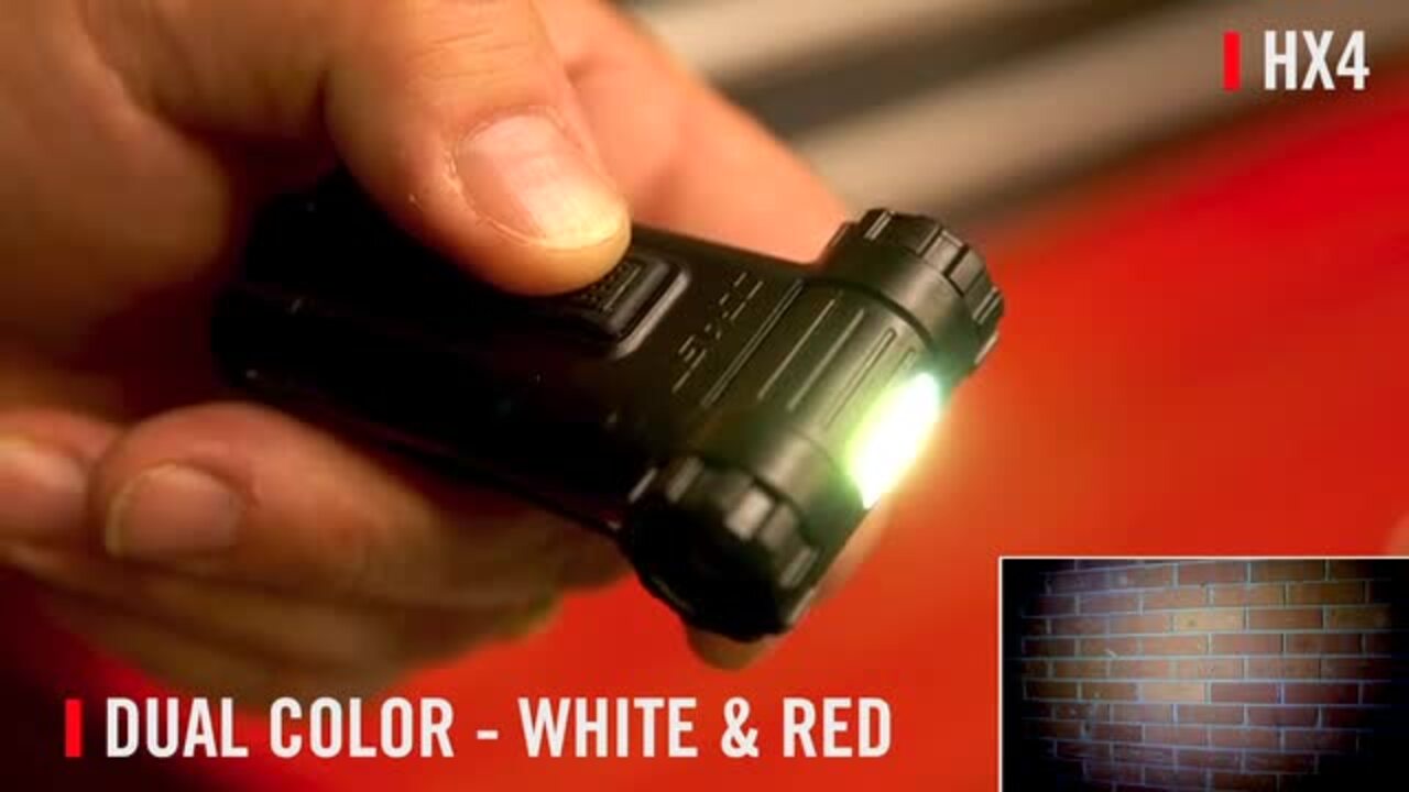 WHITE/RED TORCHES FOR COAST HX4 LED CLIP LIGHT 80 LUMENS 