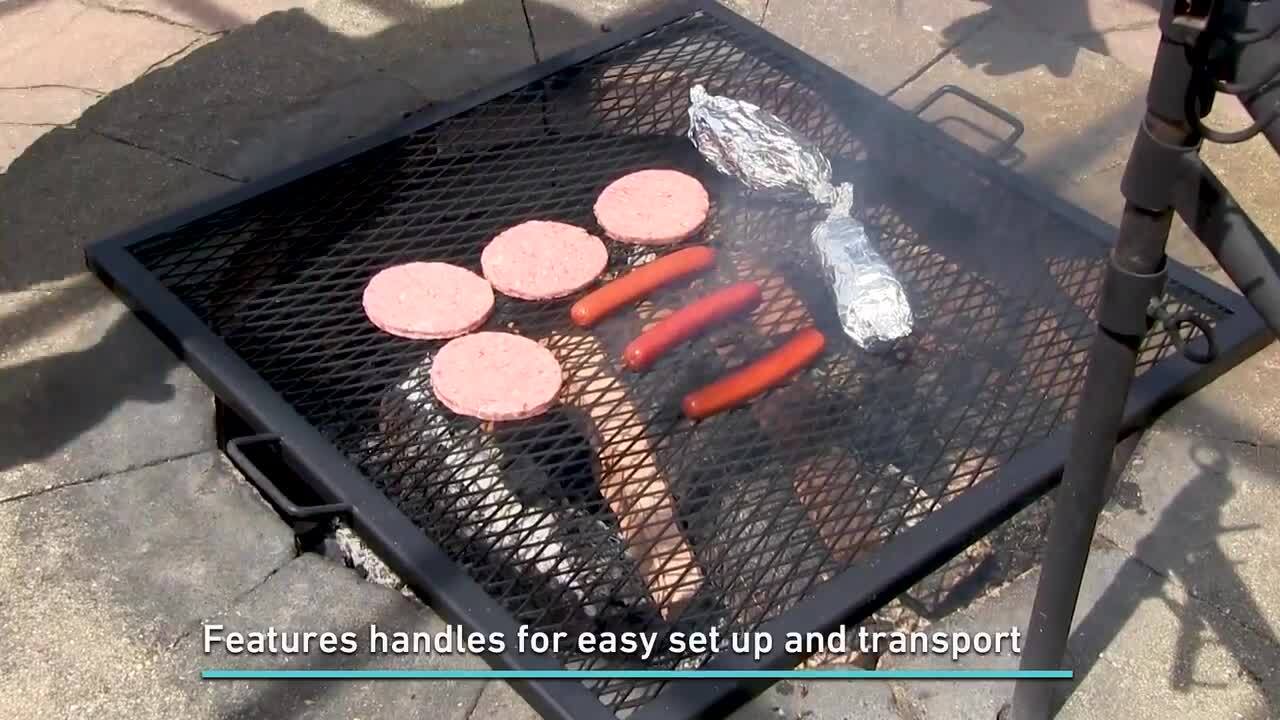 The Grill Anywhere GrillGrate- Square (for Baking Sheets, Air