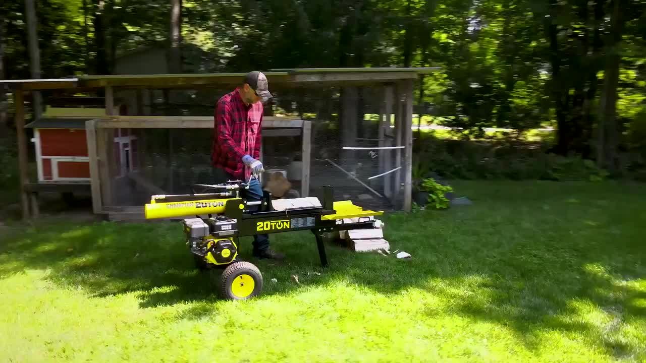 Champion Power Equipment 20 Ton 212cc Full Beam Horizontal