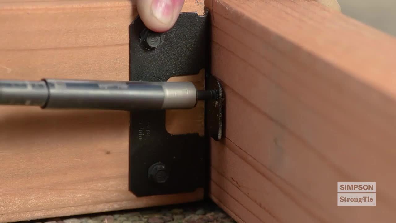 Simpson Strong-Tie Outdoor Accents ZMAX, Black Powder-Coated
