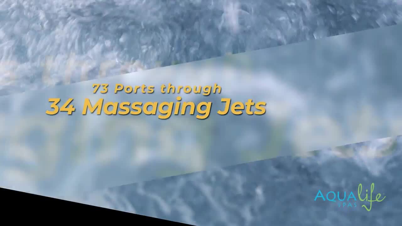AquaLife Insight 6-7 Person Non-Lounger 34-Jet, 73-Port 240 AquaLife Insight 6-7 Person Non-Lounger 34-Jet, 73-Port 240