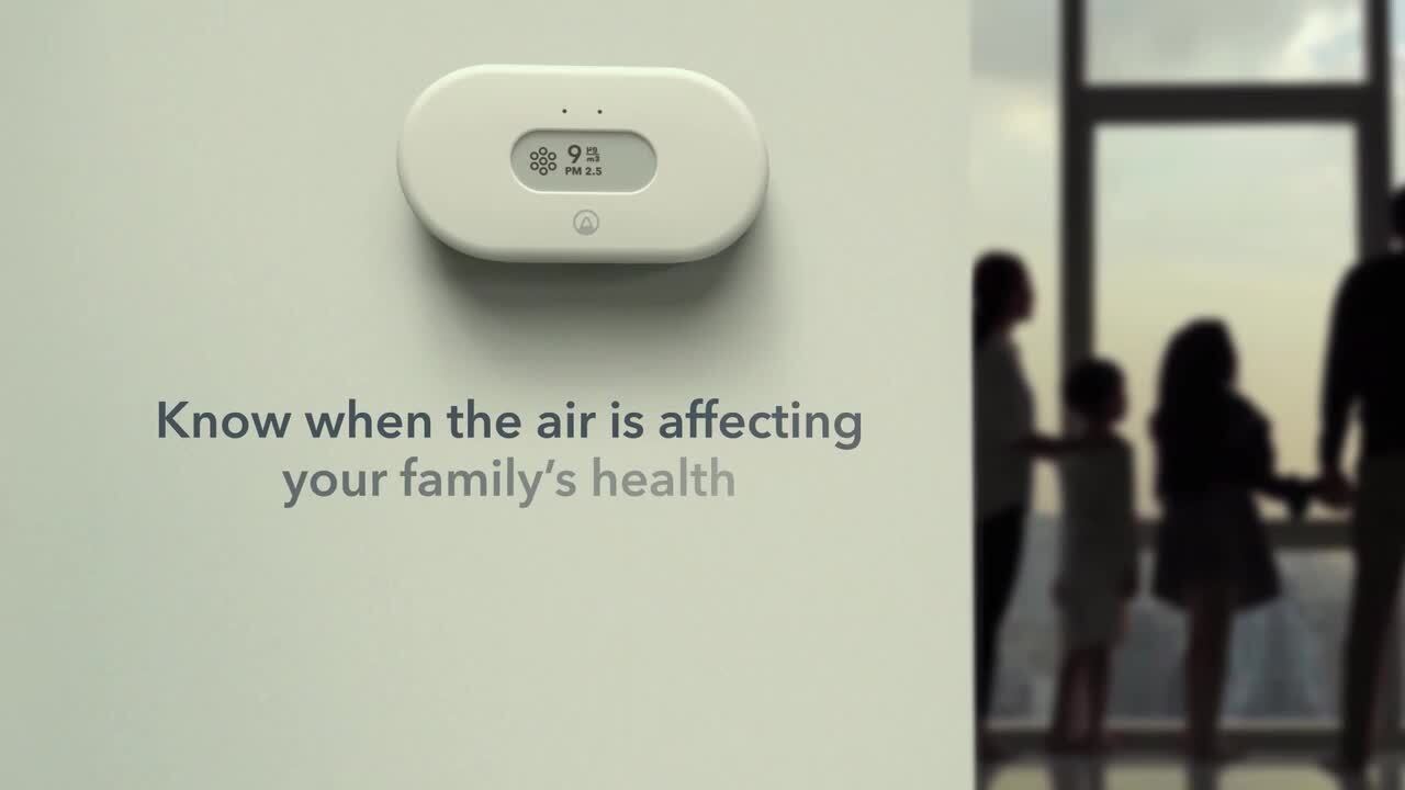 Airthings View Air Quality Battery-Operated Indoor Air Quality