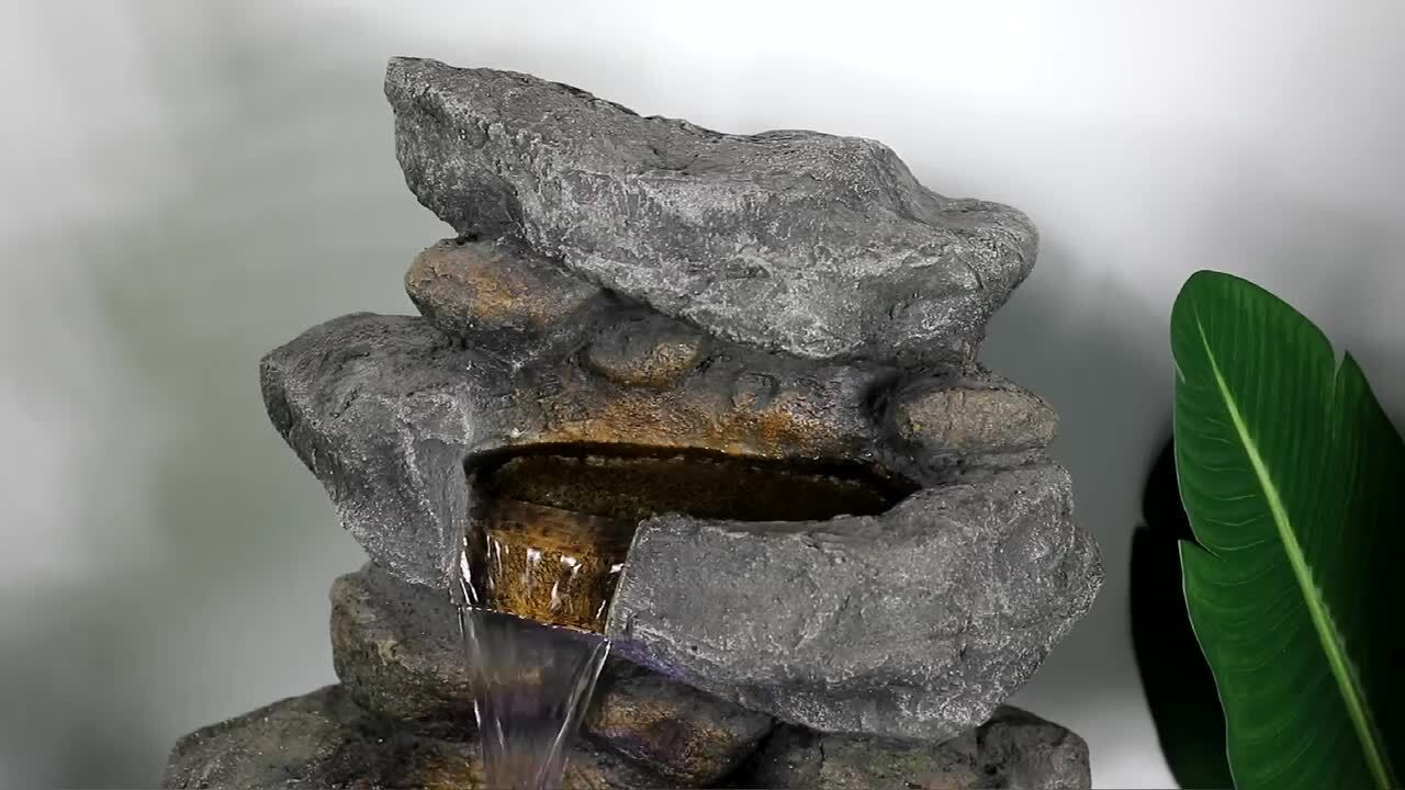 Watnature 40 in. Outdoor Fountain, Soothing Tranquility Watnature 40 in. Outdoor Fountain, Soothing Tranquility