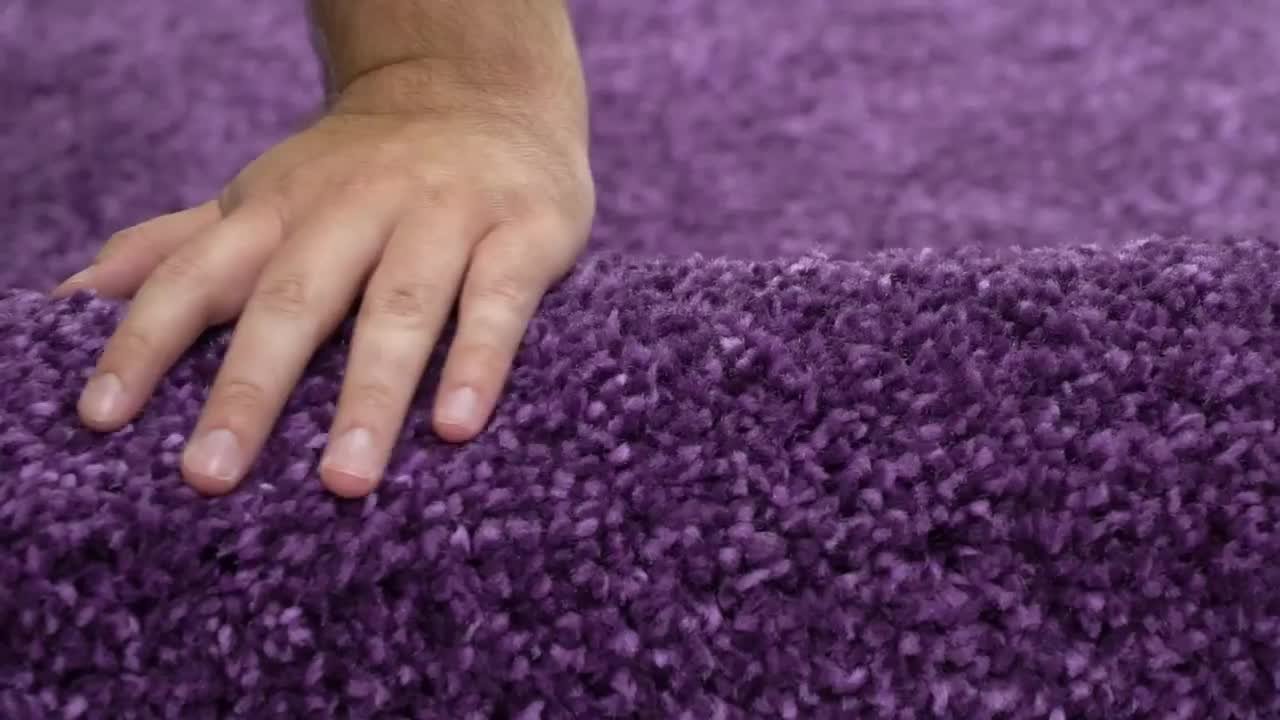 Unique Loom Solo Calabasas Violet 10' 0 x 13' 0 Area Rug 3136584