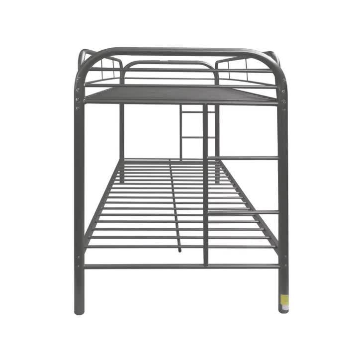 冬ギフト セ Twin Thomas Furniture Acme Over 02188BK Bed Bunk Metal Twin ジャケット・アウター