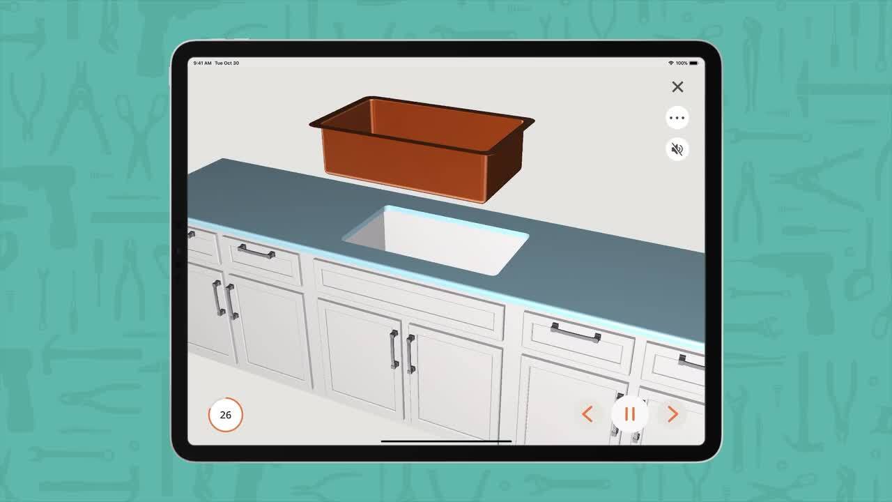 Pollock All-in-One Undermount Copper 12 in. 0-Hole Single Bowl Kitchen Sink with Pfister Faucet and Drain
