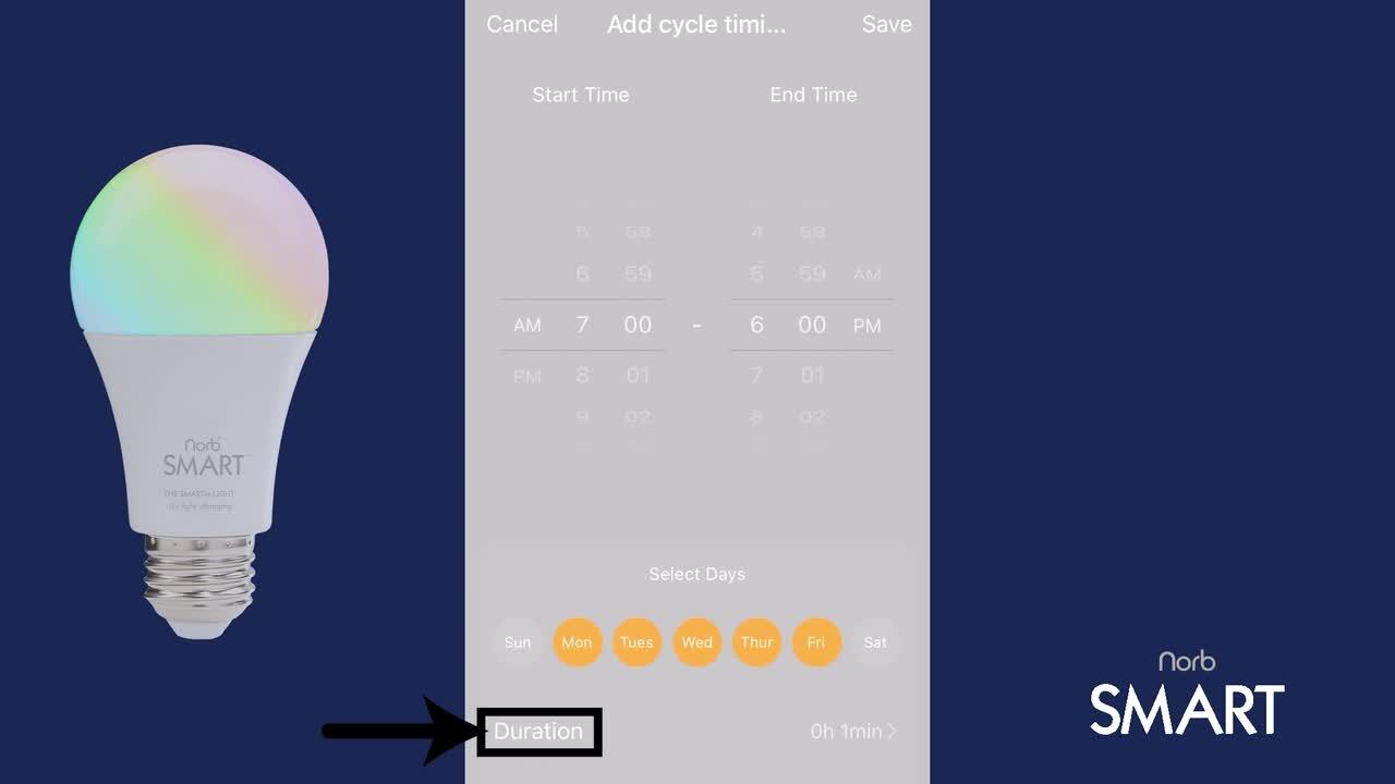 ELECWISH NorbSMART 9W Equivalent Smart RGBW-CCT Smile+Sleep
