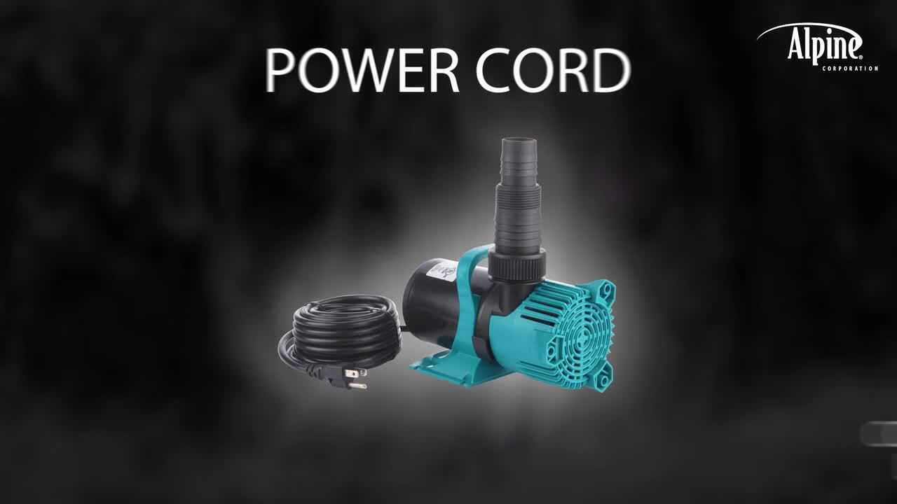 Alpine Corporation 4700 GPH Vortex Energy-Saving Pump for Ponds