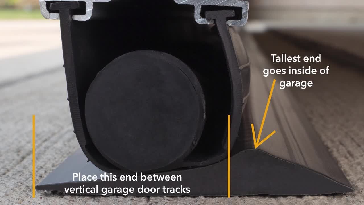 Action Industries Storm Shield 20 ft. Garage Door Threshold