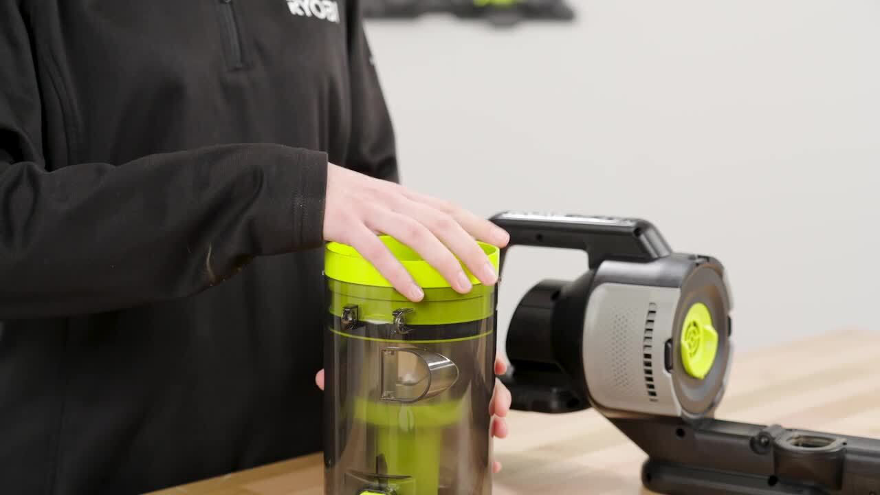 RYOBI ONE+ HP 18V Brushless Cordless Advanced WHISPER Series Stick Vacuum Kit - Thumbnail 2