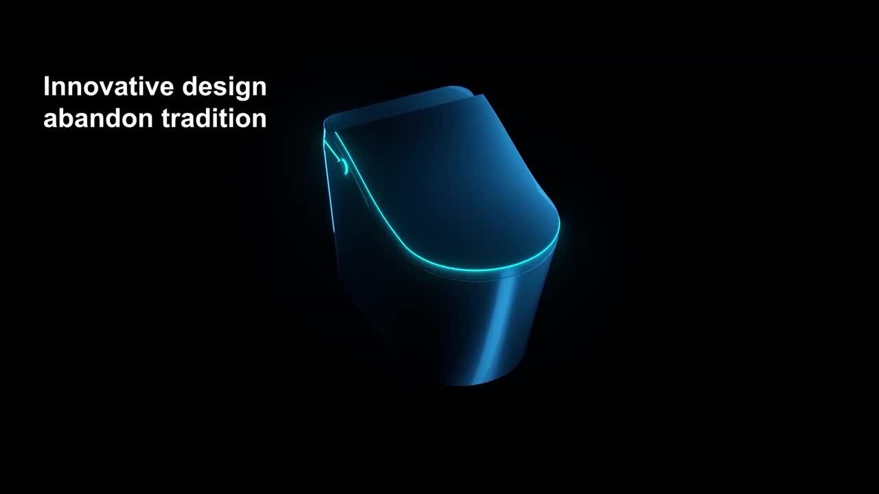 Yulika Smart Bidet Toilet with Heated Seat and LED Display - DJ-K1