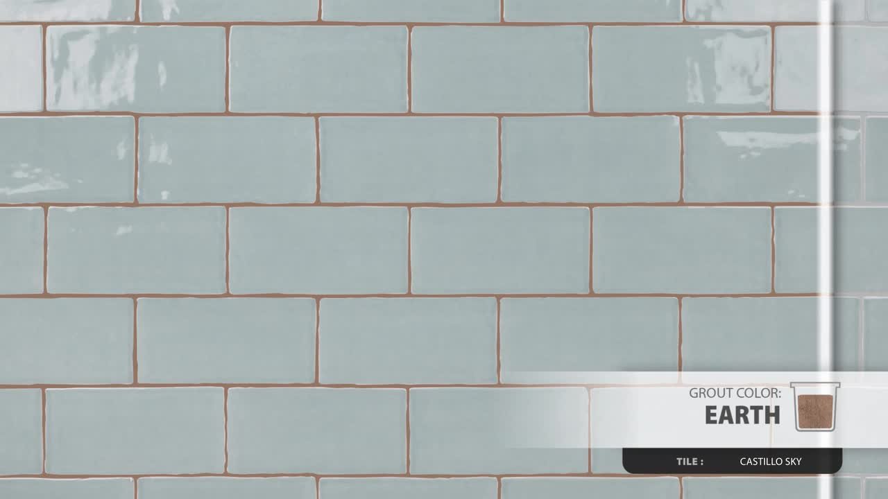 Merola Tile Castillo Sky 3 in. x 6 in. Ceramic Wall Tile (5.72 sq