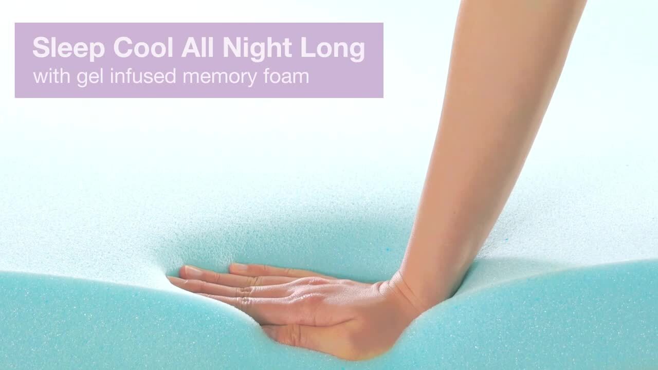 StyleWell Full Medium Cooling Memory Foam 10 in. Bed-in-a-Box