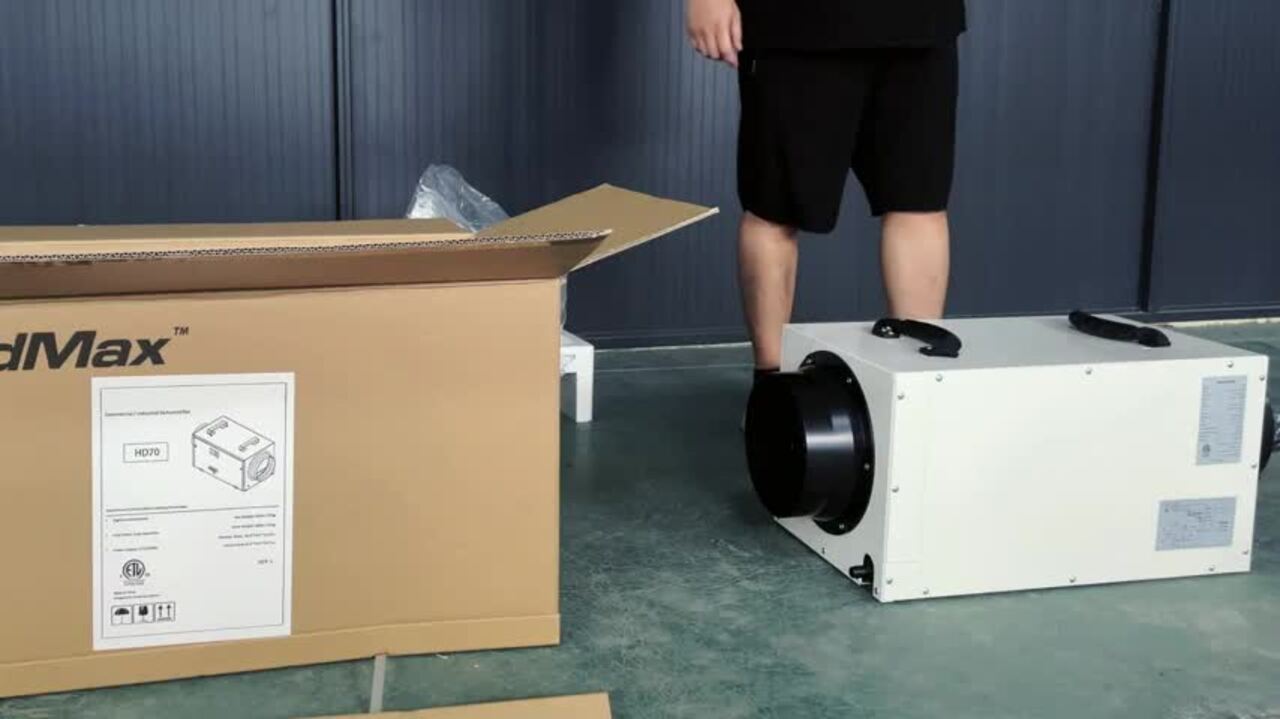 Edendirect 150 pt. 4,000 sq.ft. Industrial Dehumidifier in