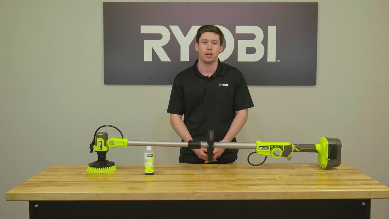 希少‼️RYOBI 磯濤18 Amazon.com: Ryobi RWTS18-0 18V ONE Plus Telescopic Scrubber with