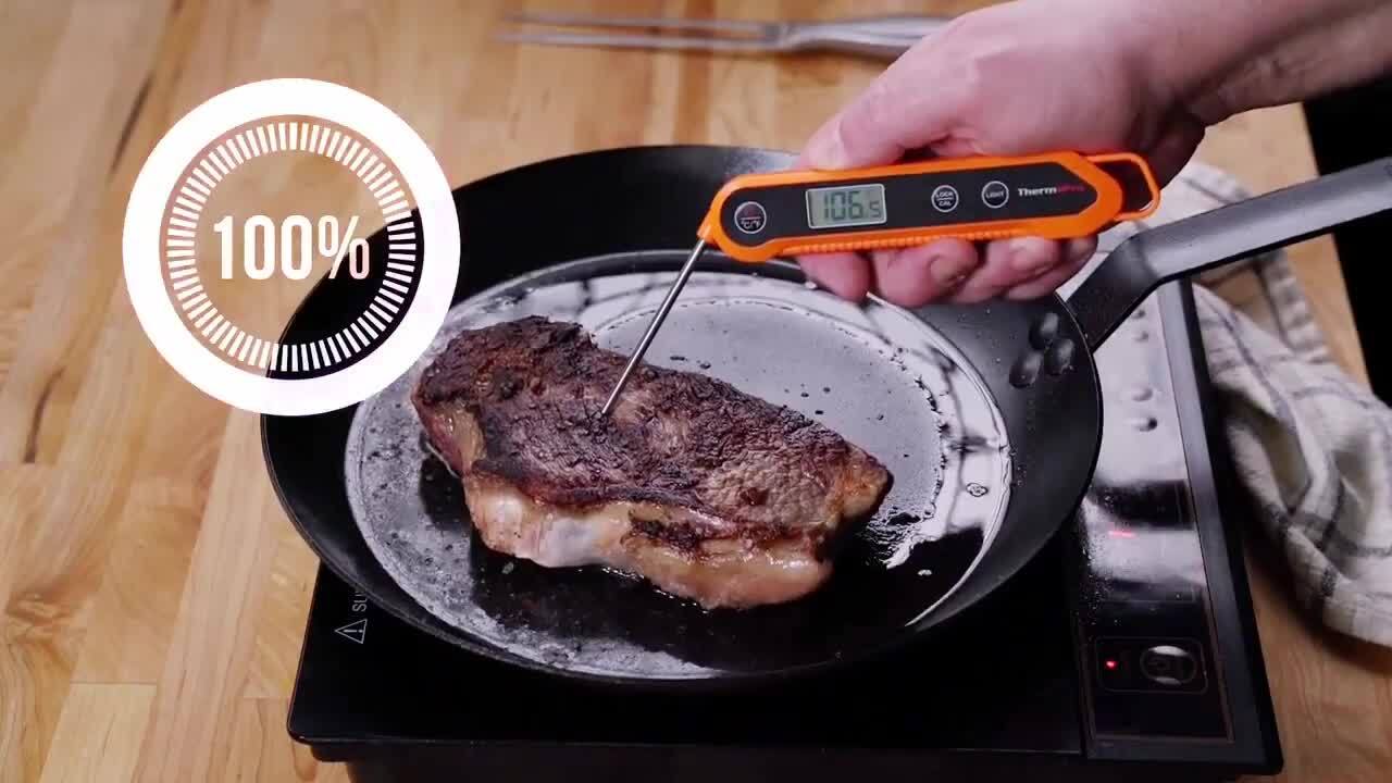 Waterproof Digital Instant Read Meat Thermometer Food Candy Cooking Kitchen Thermometer