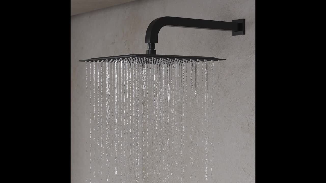 GRANDJOY ZenithRain Shower System 8-Spray 12&6&6 in. Dual