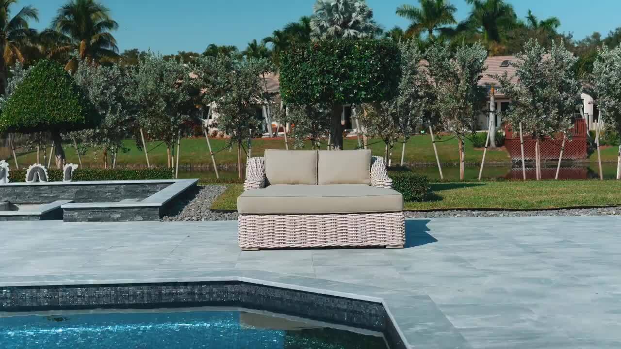 Extra large outdoor online chaise lounge