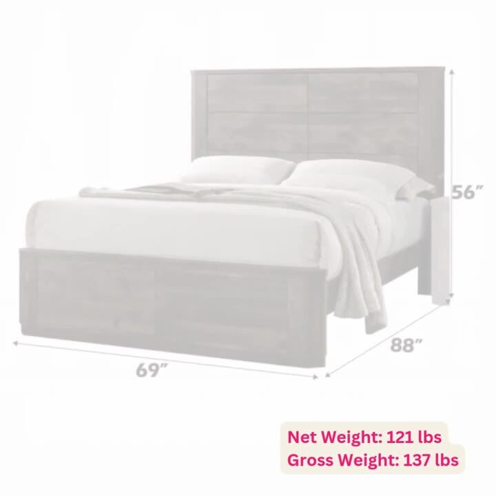 Acme Furniture Elettra Antique Walnut Queen Bed 24850Q - The