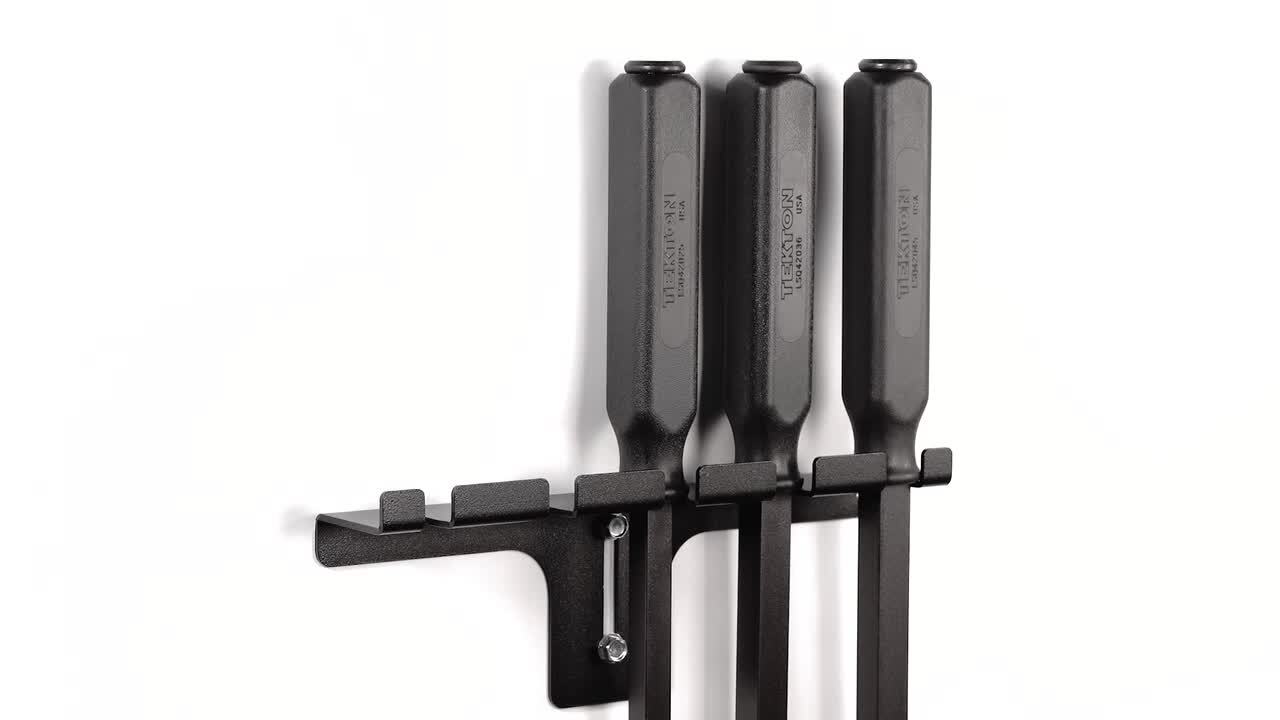 TEKTON 3-Tool Pry Bar Wall Hanger Hand Tool Accessory