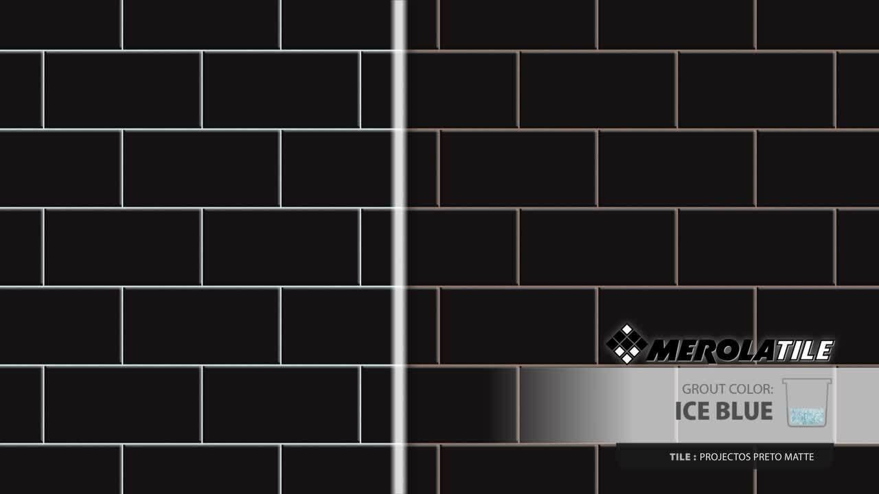 Merola Tile Projectos Black 3-7/8 in. x 7-3/4 in. Ceramic Floor and Wall Take Home Tile Sample