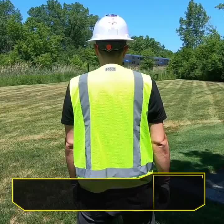 Klein Tools Safety Vest, High-Visibility Reflective Vest, M