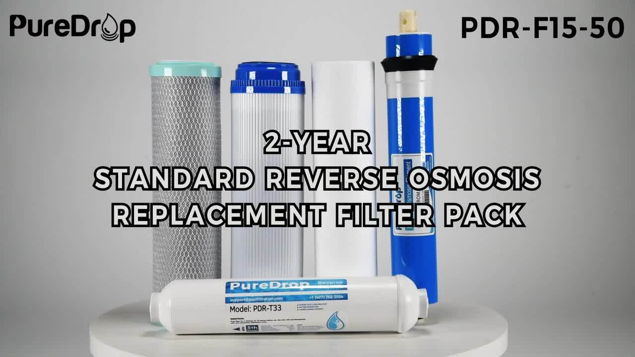 Reverse osmosis water filter pack selling replacement