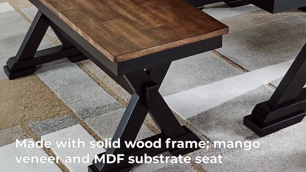 Signature DESIGN BY ASHLEY Wildenauer Brown/Black Dining Table