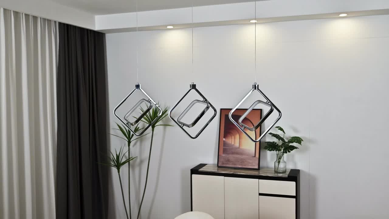 ZHLWIN Home Lighting 20-Watt 2-Light Chrome Rectangular 3-Pack