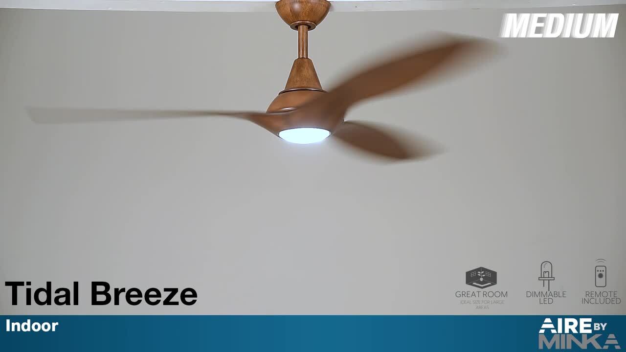 Tidal Breeze 56 in. LED Indoor Distressed Koa Ceiling Fan with Light Kit and Remote Control Tidal Breeze 56 in. LED Indoor Distressed Koa Ceiling Fan with Light Kit and Remote Control