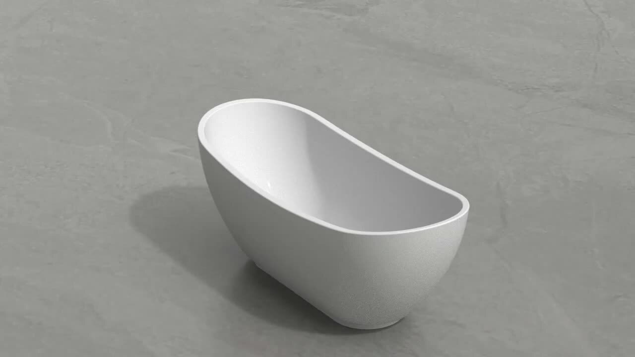 Empava 69 in. Acrylic Flatbottom Double Slipper Freestanding Soaking Bathtub  in White with Polished Chrome Overflow and Drain EMA-69FT1603 - The Home  Depot