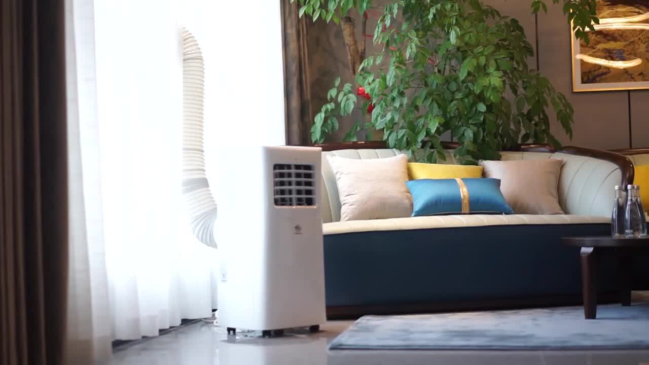 Airemax 8 000 Btu 4 150 Btu Doe Portable Air Conditioner In White Apo108c The Home Depot