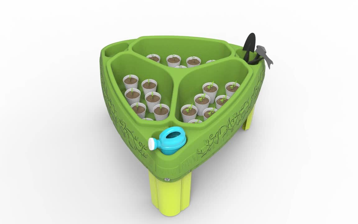 Simplay3 Seed to Sprout Raised Garden Planter