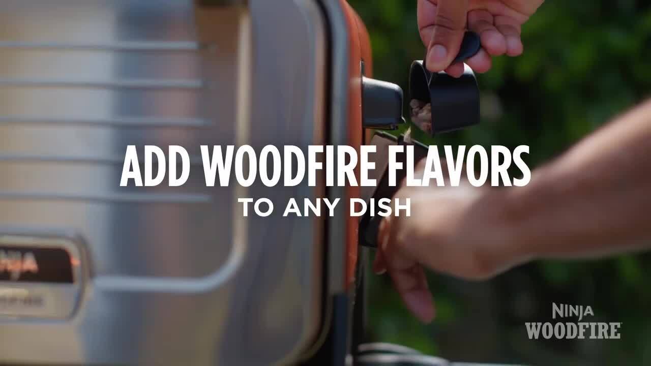 NINJA Woodfire Attachable Side Shelf, Compatible with Woodfire