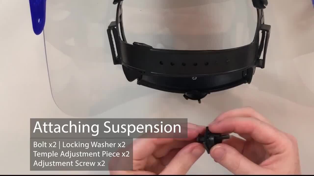 Honeywell Ratchet Style Face Shield - Recommended for: Face - Large Size - Airborne Particle, Debris, Flying Particle Protection - Headband, Adjustable Strap, Lightweight - 1 Each Honeywell Ratchet Style Face Shield - Recommended for: Face - Large Size - Airborne Particle, Debris, Flying Particle Protection - Headband, Adjustable Strap, Lightweight - 1 Each