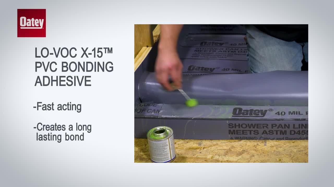 16 oz. X-15 PVC Shower Pan Liner Adhesive Cement