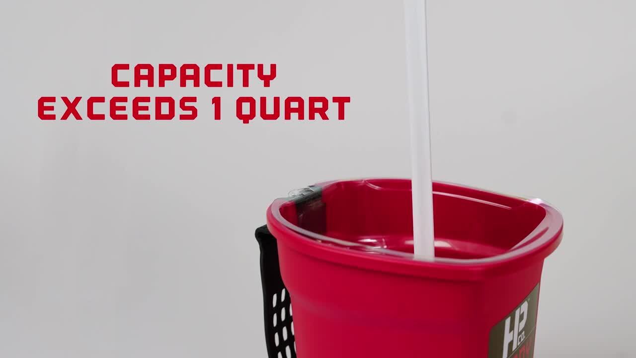 HANDY 1 Qt. Red Paint Bucket 2500 - The Home Depot