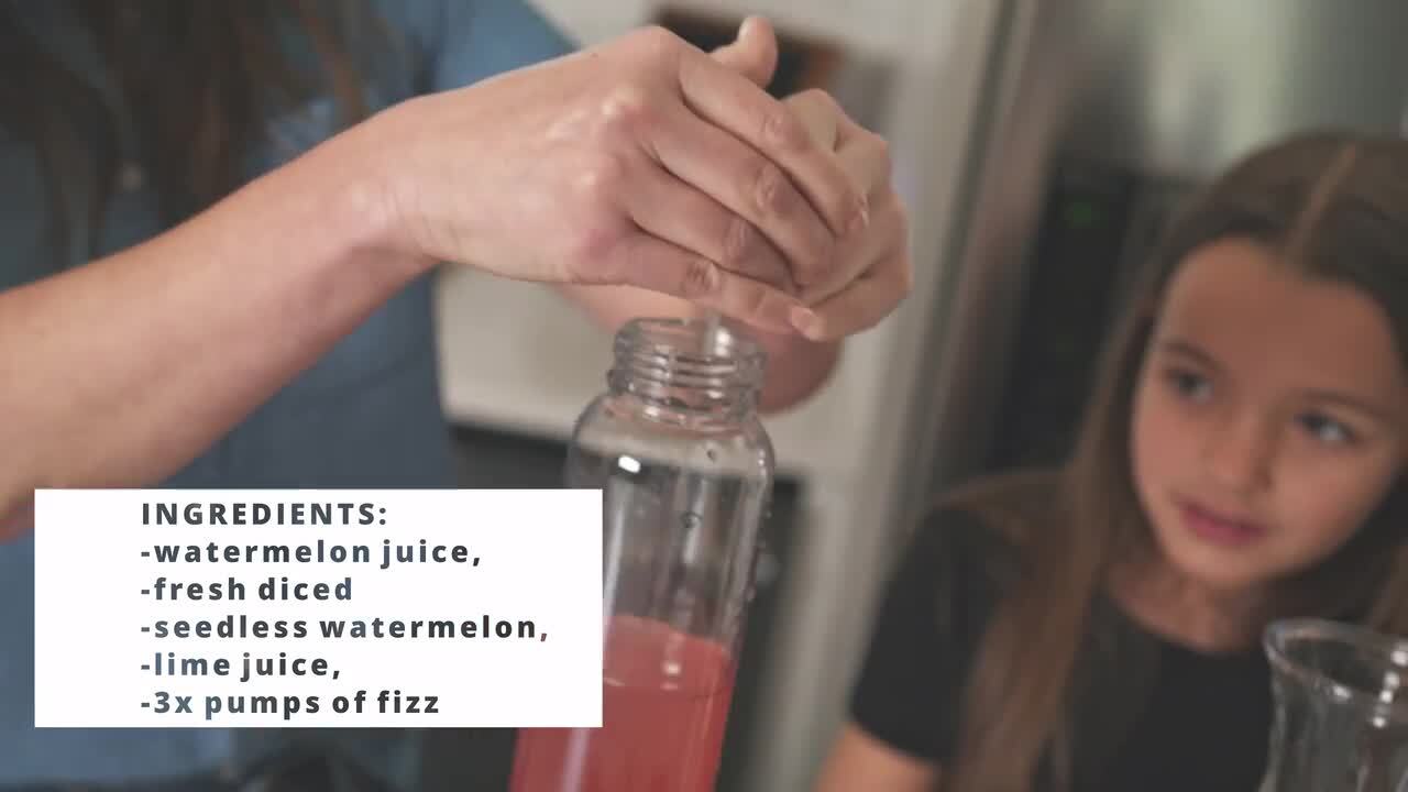 FIZZpod Soda Maker + Stur Water Enhancer Flavor Pack