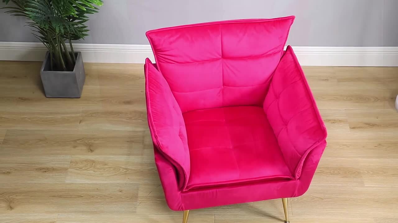 Pink discount bedroom armchair