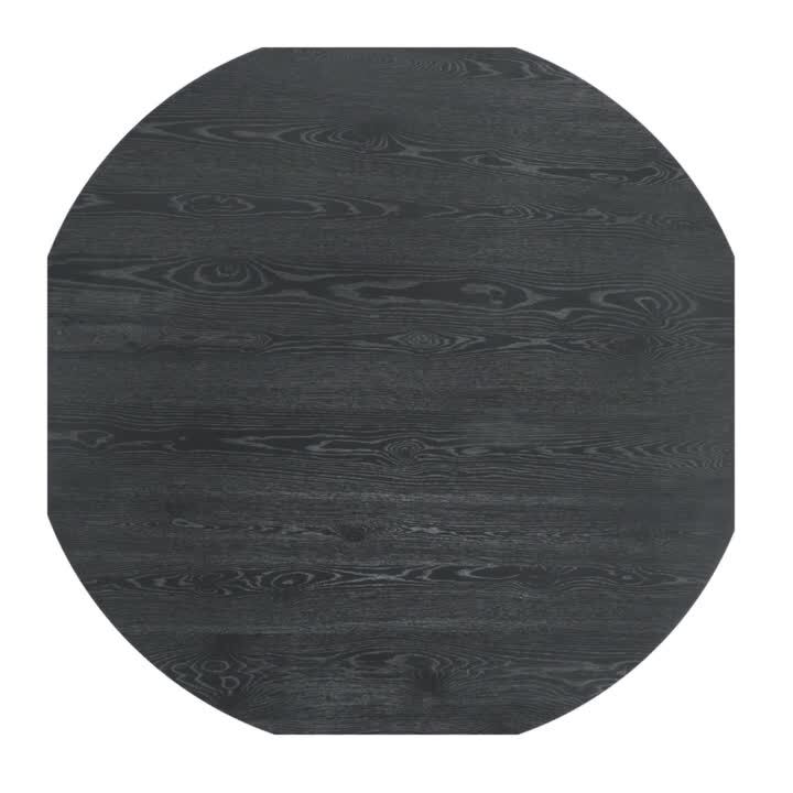 Acme Furniture Froja Wood Ebony Black Wood Top 59 in