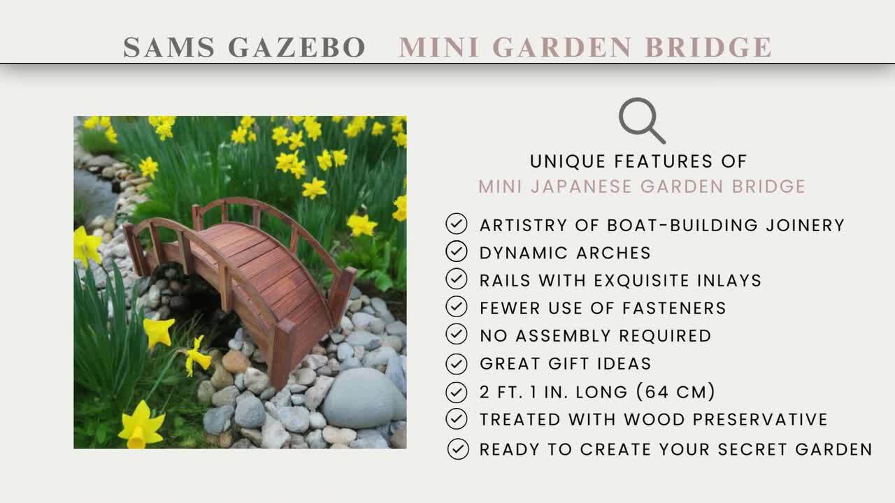 「M’S Garden 　風の笛」　　Shimada Reviews for SamsGazebos 25 in. Miniature Japanese Wood