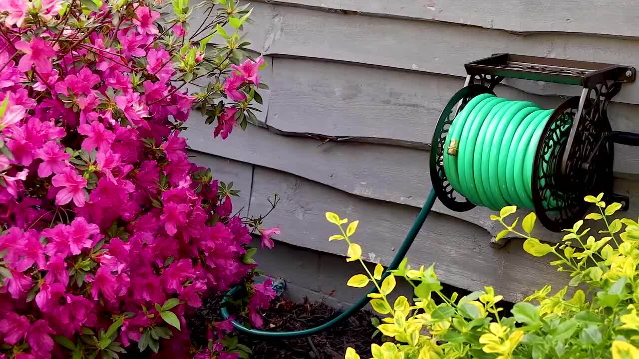 Weatherproof Garden Wall Mounted Hose Reel Cover Keep Your Hose