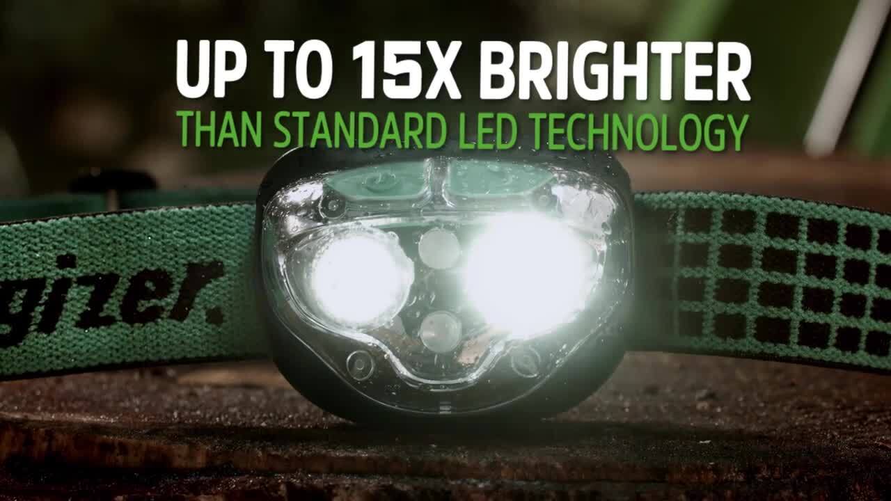 Lumens - Rechargeable ENHDFRLP The Ultra HD 400 Home Depot Headlamp, Energizer Vision