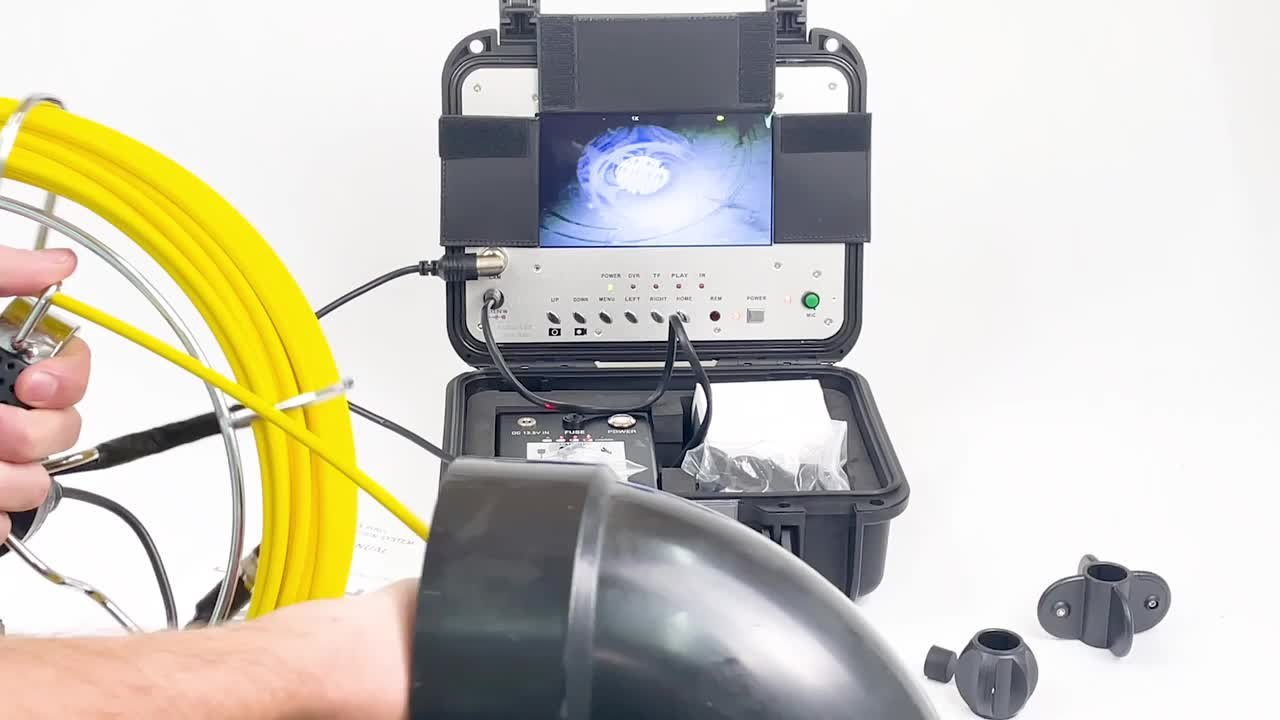 FORBEST Portable 65 ft. Color Sewer/Drain/Pipe Inspection Camera
