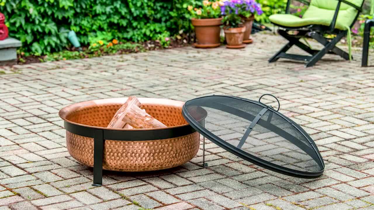 Gilbert & Bennett Hand Hammered 100% Copper Fire Pit SH101