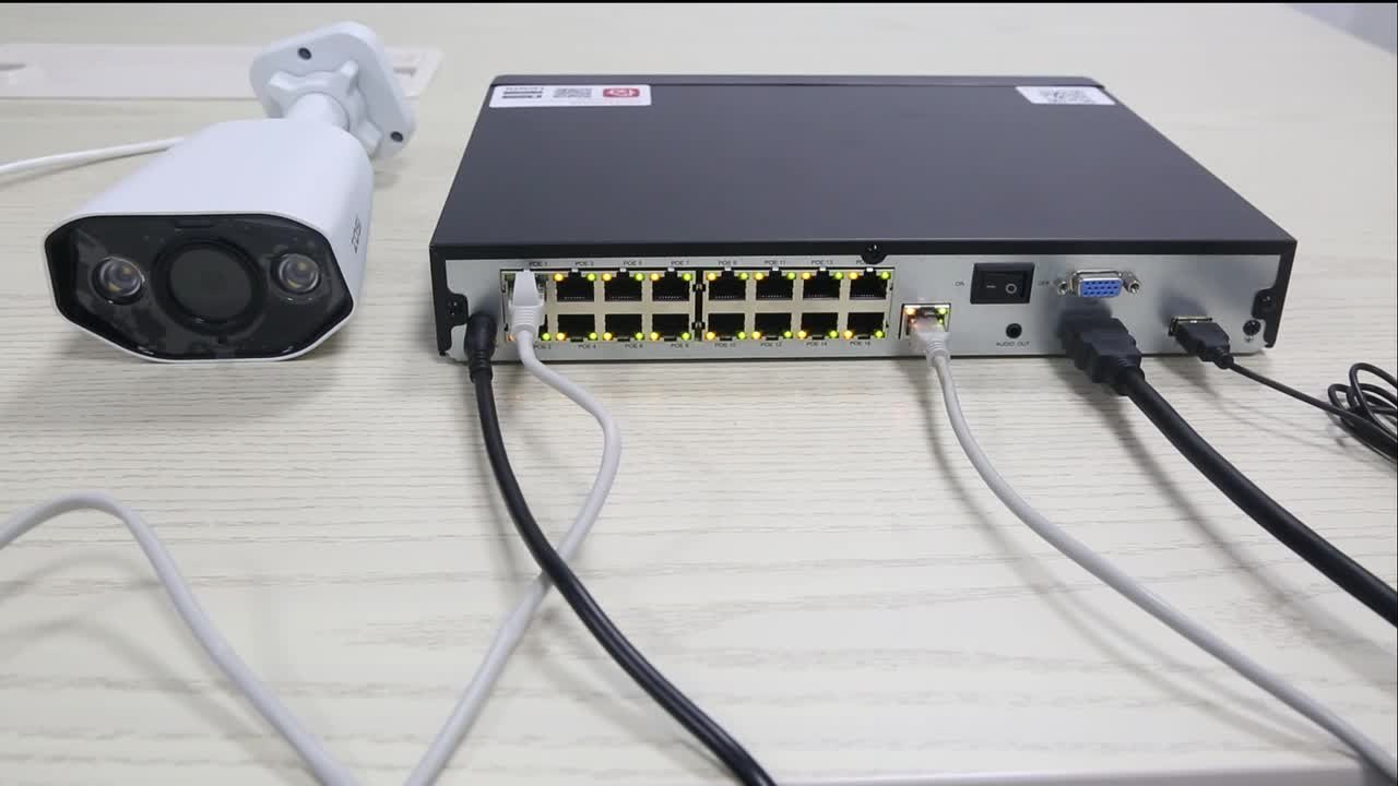 ZOSI 16-Channel 8MP PoE 4TB NVR Security Camera System with 12