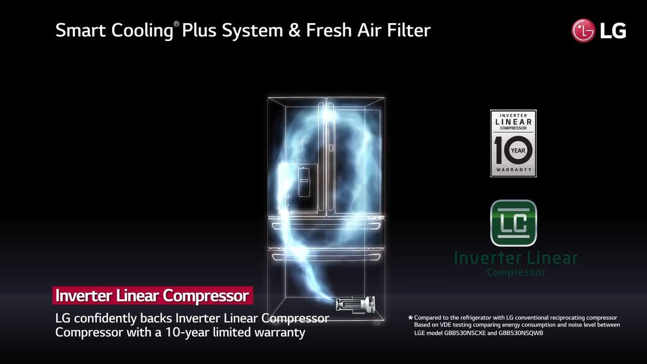 LG 25.5 Cu. Ft. Bottom-Freezer Refrigerator with Ice Maker Stainless Steel  LRDCS2603S - Best Buy